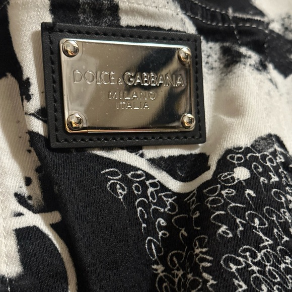 Dolce & Gabbana Graffiti-Print Denim Skinny Jeans - Picture 14 of 17